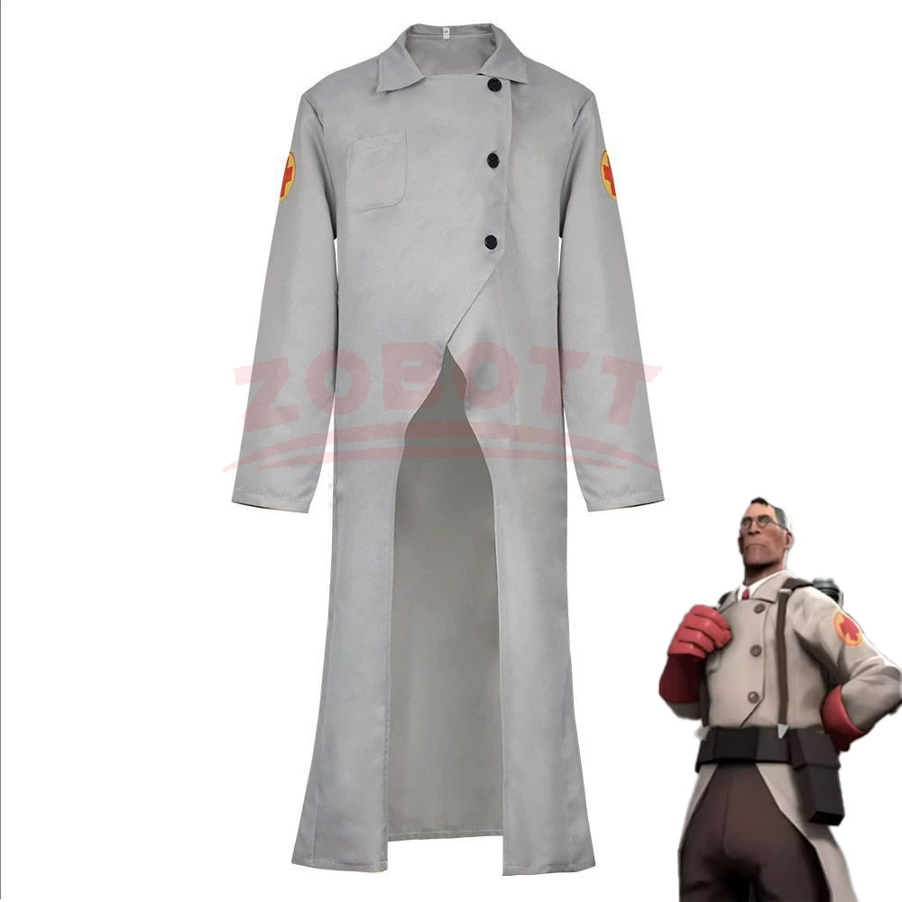 Medical Lab Games - Kostium Cosplay TF2 Medic Dr. Ludwig,