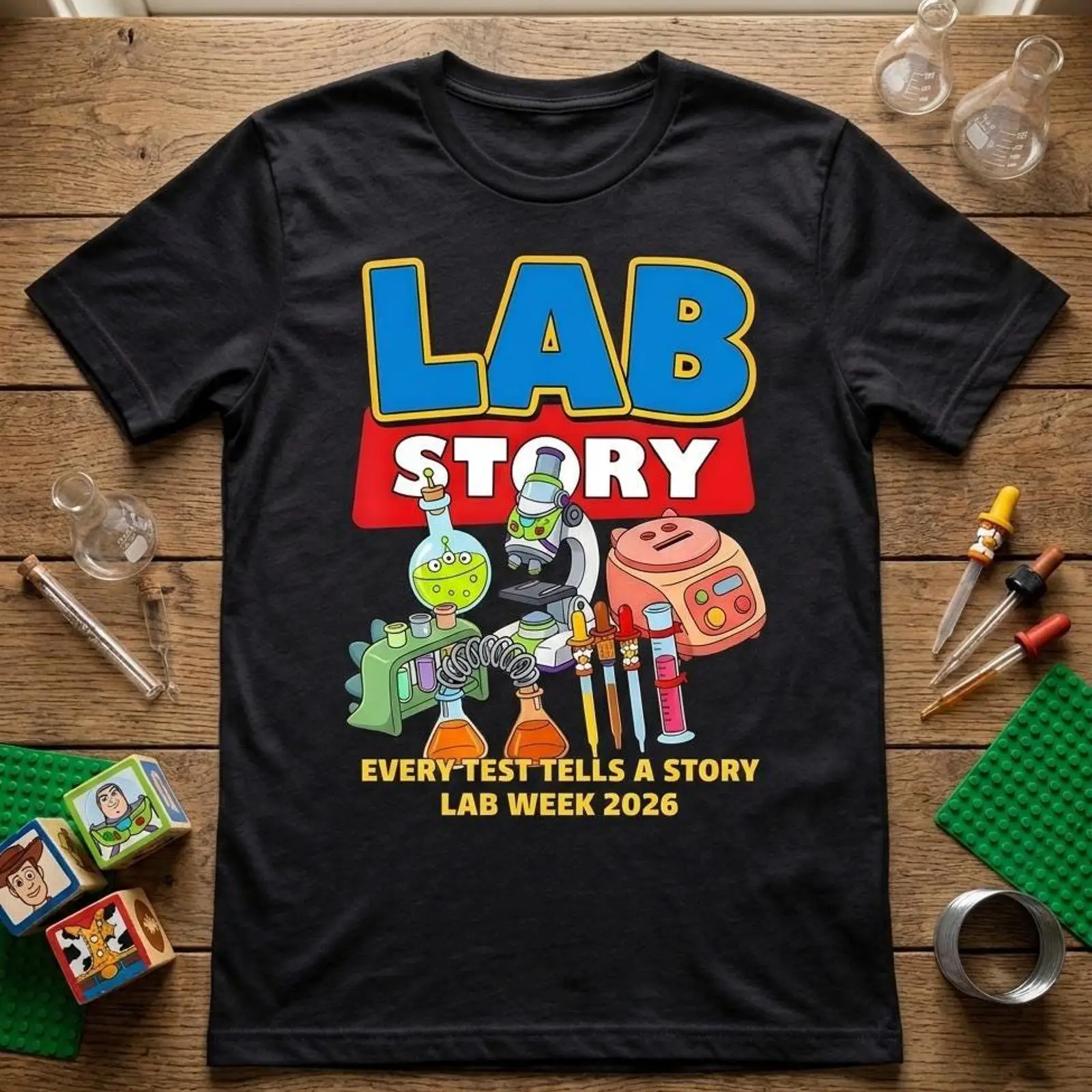 Medical Lab Humor - Koszulka Lab Week 2026 Technik Medyczny