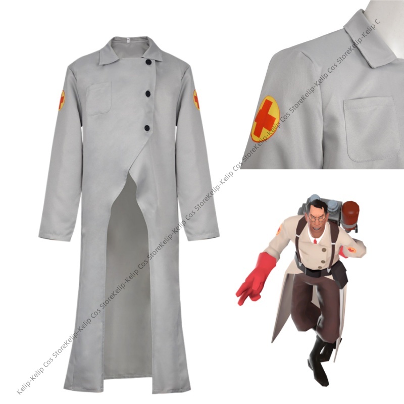Kostiumy Cosplay Medika TF2 RE – Medical Lab Games recenzja i cena