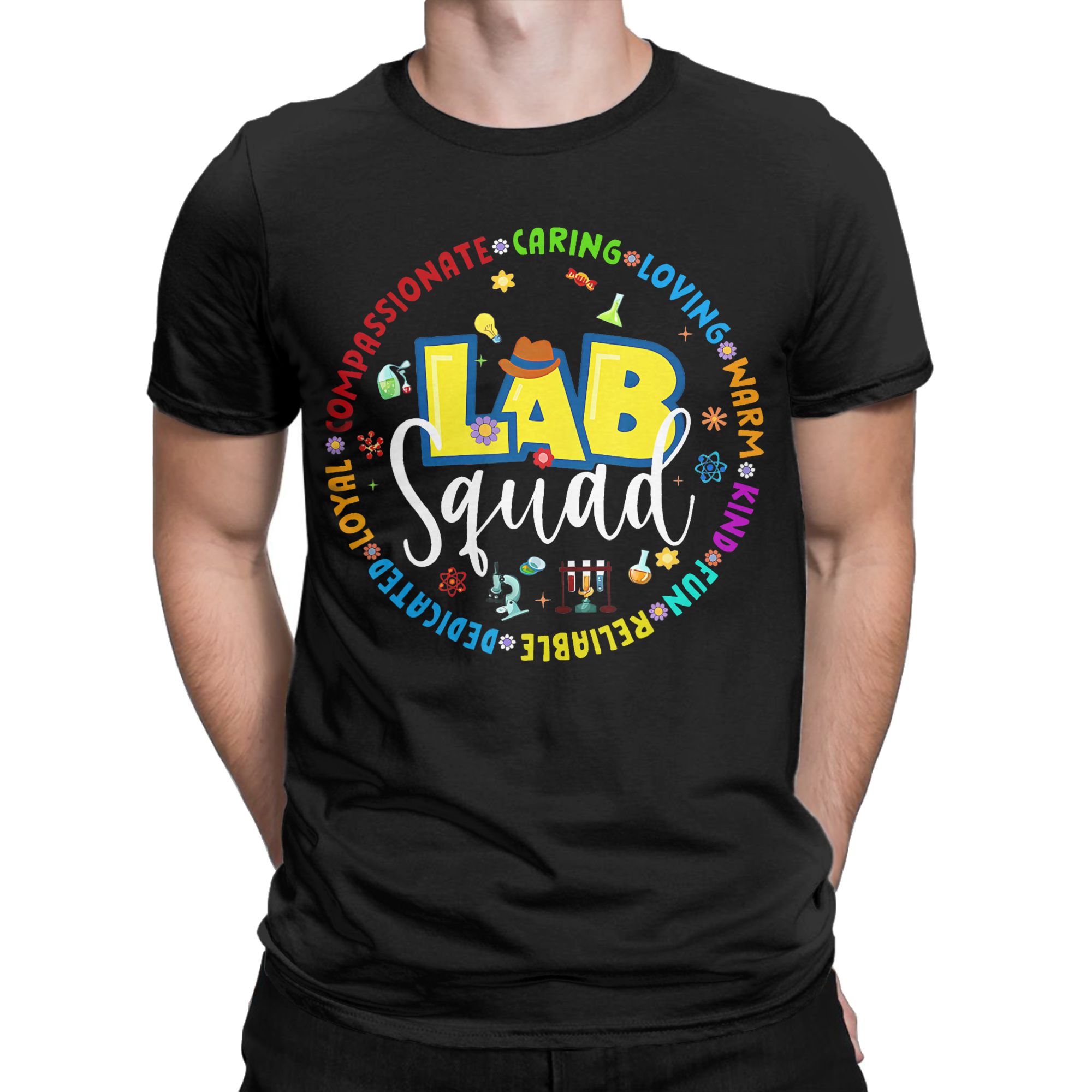 Koszulka męska Lab Squad Lab W – Medical Laboratory Technician recenzja i cena